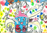エコアイデア賞　根本　和奏さん　柏市立富勢東小学校2年「おそうじ上手なロボット」